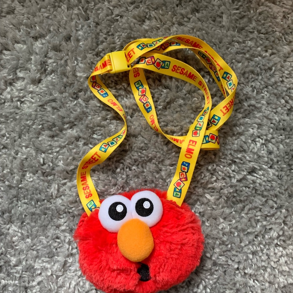 NWT Sesame Street Red Plush Elmo Kids Bag